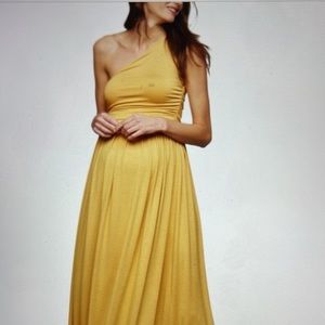 NWT Rachel Pally one shoulder maxi dress